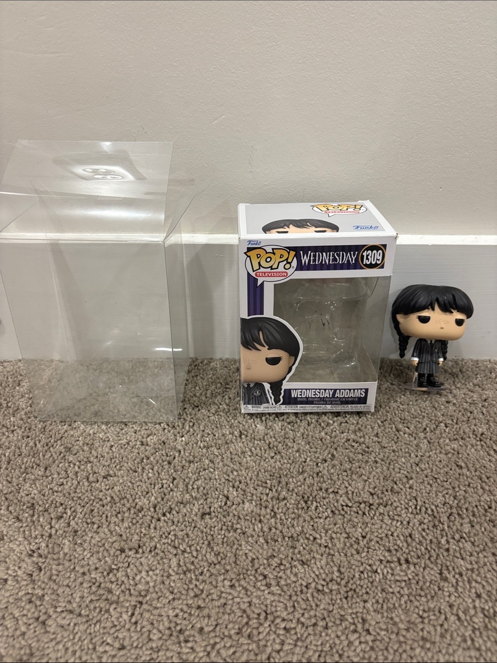 Funko Wednesday Addams Pop! Figure - Black and White Accents